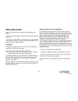 Preview for 28 page of TDK R520M Manual