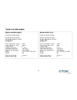 Preview for 29 page of TDK R520M Manual