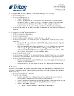 Preview for 3 page of TDL Triton VersaSafe LT Manual