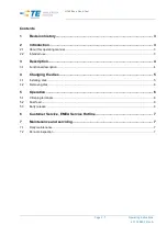 Preview for 2 page of TE Connectivity HT40 Operating Instructions Manual