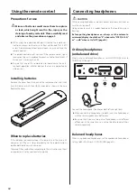 Preview for 12 page of Teac 156416 Owner'S Manual