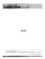 Preview for 23 page of Teac A-2300SR Service Manual