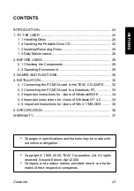 Preview for 2 page of Teac CD-224PEK User Manual