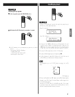 Preview for 21 page of Teac CD-H750 Owner'S Manual