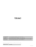 Preview for 30 page of Teac CD-H750 Owner'S Manual