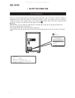 Preview for 2 page of Teac CD-X10I Service Manual