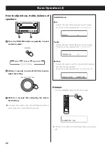 Preview for 20 page of Teac CR-H258i Owner'S Manual