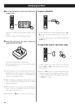 Preview for 22 page of Teac CR-H258i Owner'S Manual