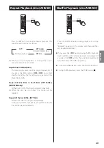 Preview for 29 page of Teac CR-H258i Owner'S Manual