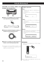 Preview for 68 page of Teac CR-H258i Owner'S Manual