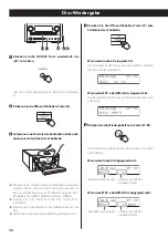 Preview for 72 page of Teac CR-H258i Owner'S Manual