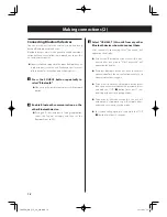 Preview for 16 page of Teac CR-H260i Owner'S Manual