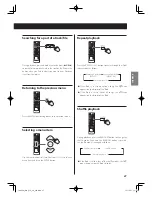 Preview for 27 page of Teac CR-H260i Owner'S Manual