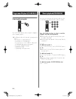 Preview for 36 page of Teac CR-H260i Owner'S Manual