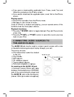 Preview for 17 page of Teac CRX-300i Owner'S Manual