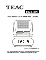 Teac CRX-320 Instruction Manual preview