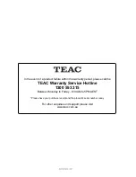 Preview for 25 page of Teac DVP1013 User Manual