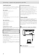 Preview for 22 page of Teac ESOTERIC Grandioso K1 Owner'S Manual