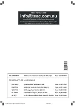 Preview for 23 page of Teac EU2816STF Owner'S Manual