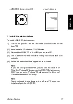 Preview for 17 page of Teac FD-05PU User Manual