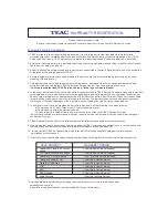 Preview for 2 page of Teac LCD2033A User Manual