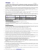 Preview for 3 page of Teac LEH55K7UDT User Manual