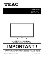 Teac LES6572F3D User Manual preview