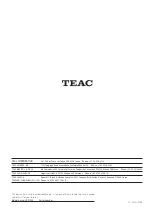 Preview for 116 page of Teac LP-P1000 Owner'S Manual