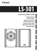 Teac LS-301 Owner'S Manual preview