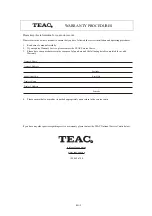 Preview for 3 page of Teac MC-D67 Owner'S Manual