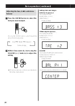 Preview for 28 page of Teac MC-D800 Owner'S Manual