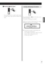 Preview for 37 page of Teac MC-D800 Owner'S Manual