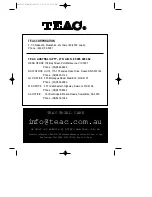 Preview for 27 page of Teac MV-3094G Owner'S Manual