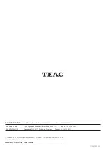 Preview for 100 page of Teac NT-503DAB Owner'S Manual