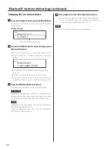 Preview for 20 page of Teac NT-505-X Owner'S Manual