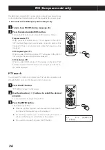 Preview for 26 page of Teac PD-301-X Owner'S Manual