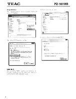 Preview for 34 page of Teac PD-501HR Owner'S Manual