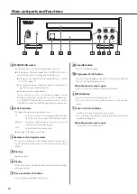 Preview for 12 page of Teac PD-505T Owner'S Manual