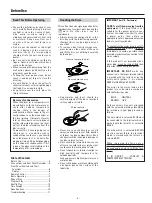 Preview for 4 page of Teac PD-H570 Owner'S Manual