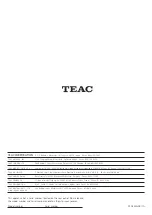 Preview for 24 page of Teac SL-A200 Owner'S Manual