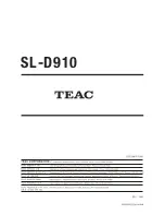 Preview for 32 page of Teac SL-D910 Service Manual