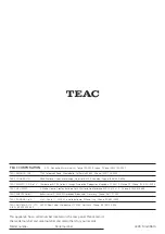 Preview for 52 page of Teac SL-D96 Owner'S Manual