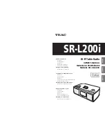 Teac SR-L200I-W Owner'S Manual preview