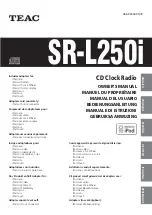 Teac SR-L250i Owner'S Manual preview