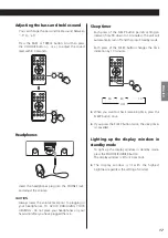 Preview for 17 page of Teac SR-L250i Owner'S Manual