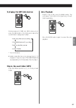 Preview for 21 page of Teac SR-L250i Owner'S Manual