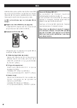 Preview for 62 page of Teac SR-L250i Owner'S Manual