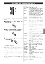 Preview for 63 page of Teac SR-L250i Owner'S Manual