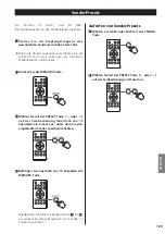 Preview for 125 page of Teac SR-L250i Owner'S Manual