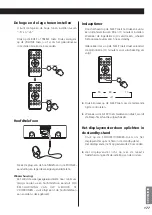 Preview for 177 page of Teac SR-L250i Owner'S Manual